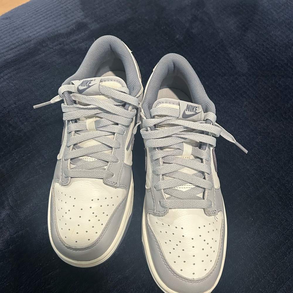 Nike White and Gray Athletic Shoes